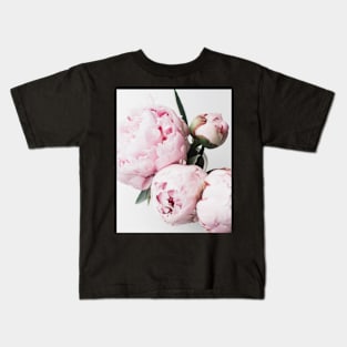 Flowers print, Scandinavian, Peony, Fashion print, Scandinavian art, Modern art, Wall art, Print, Minimalistic, Modern Kids T-Shirt